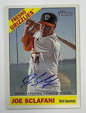2015 Topps Heritage #ROA-185 Joe Sclafani Auto Card MAR4