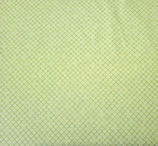Basically Hugs BTY Helen Stubbings P B Textiles Green White Diagonal Boxy Plaid