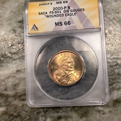 2000-P Sacagawea Dollar Wounded Eagle MS66 | eBay