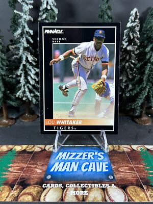 1992 Score Pinnacle Baseball Lou Whitaker Tigers Base Card 29