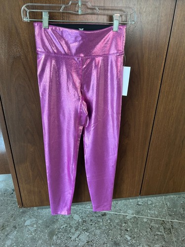 Heroine Sport Marvel Shine Leggings HS-4-019 Magenta Mid Rise Size:Small - 第 1/8 張圖片