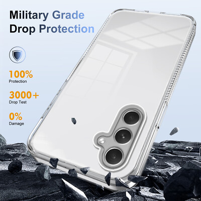 Clear Shockproof Phone Case For Samsung Galaxy A16 A06 A55 A25 A23 A73 A14 A04E
