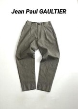 Jean Paul Gaultier Homme Silk Wool Slacks Houndstooth 48