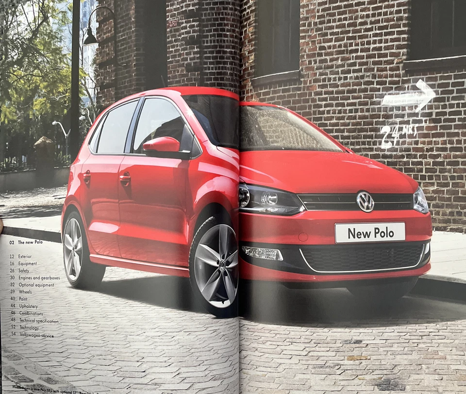 2009 VW Volkswagen Polo UK Brochure & Price List Inc S Moda SE SEL Models - Image 4 of 4