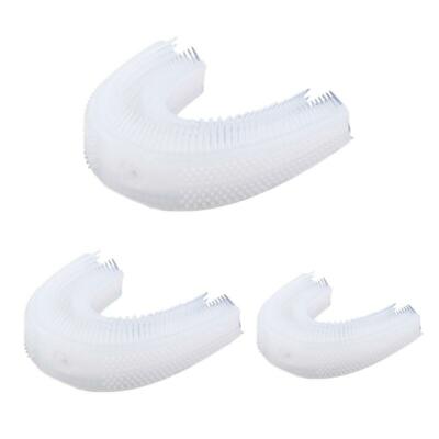 Durable U-shaped Transparent Silicone Replacement Head for Ultrasonic Toothbrush