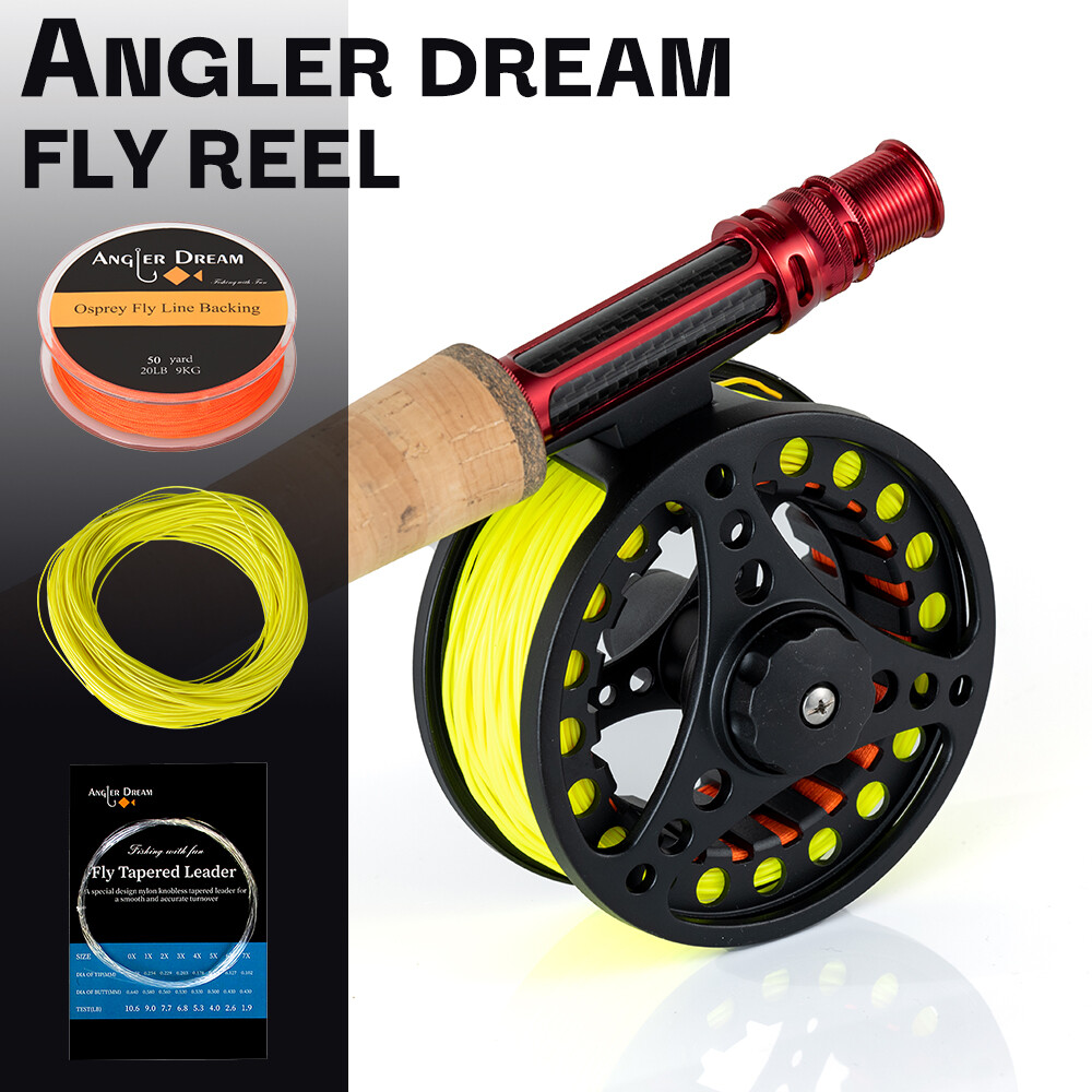 WF Fly Fishing Pre-loaded 1/2 3/4 5/6 7/8WT Fly Fishing Reel With Line  Combo | eBay