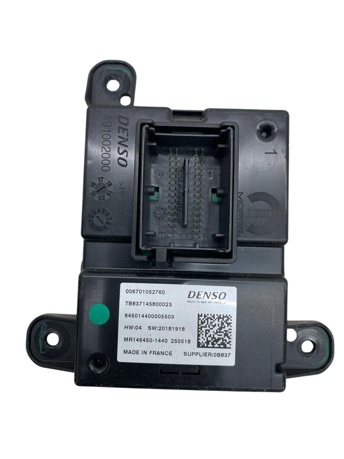 2017-2024 MASERATI LEVANTE OEM A/C CLIMATE CONTROL MODULE UNIT 6701052760