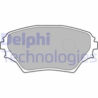 Delphi LP1632 Bremsbelagsatz, Scheibenbremse FüR Toyota