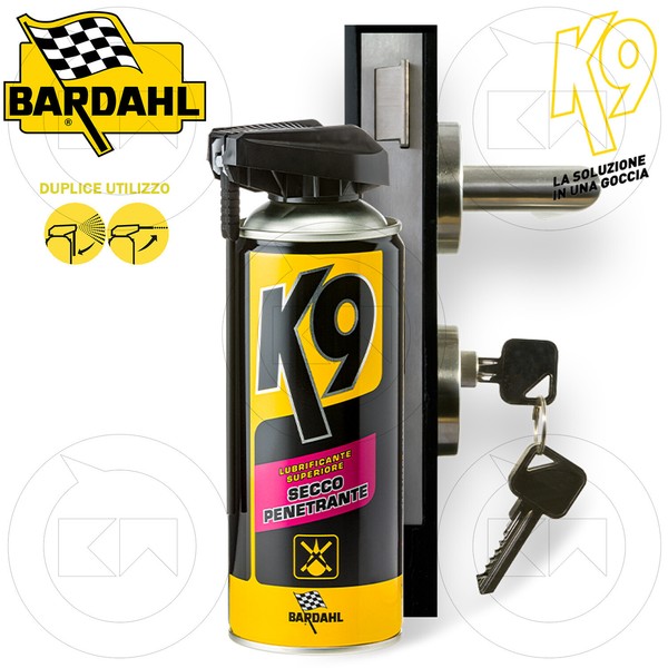 Bardahl K9 Schmierstoff Ober- Trocken KriechöL Spray 400Ml Ecksteine Scharnieren-image