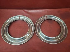 1940s 50s Ford Dodge Chevrolet Trim Rings Vintage Classic Rat Rod 16" Ring PAIR