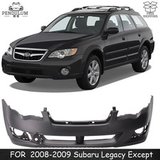 Front Bumper Cover Primed Plastic For 2008-2009 Subaru Legacy Except