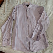 Chaps Ralph Lauren Men s Pinstripe Classic Fit Non Iron Shirt 16.5-34/35