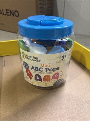 Learning Resources Mini ABC Pops 52-Piece Alphabet Learning Game