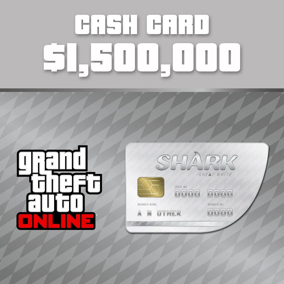 $1,500,000 GTA Great White Shark Card - PS5 Only
