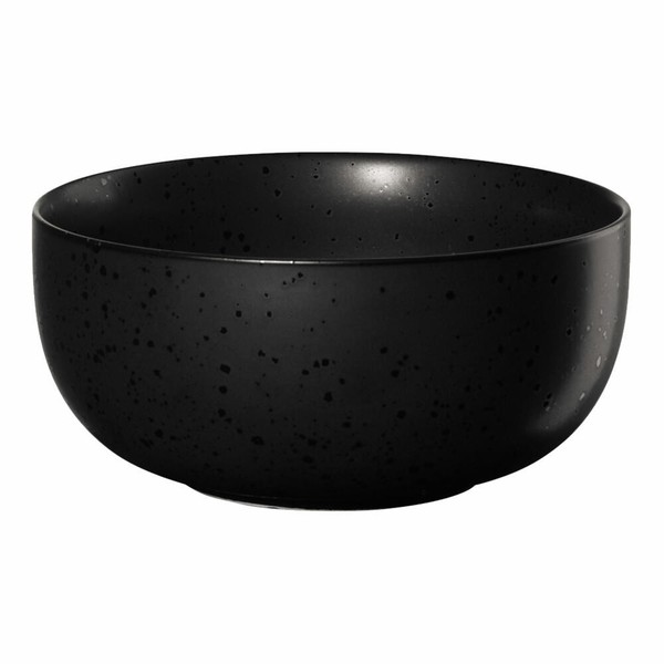 Asa Selection Coppa Snackschale Kuro, SchäLchen SchüSsel Porzellan Schwarz 11 Cm-image
