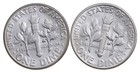 Choice Unc 1959 P+D Roosevelt Dime Gem BU Collection Lot Set *3794 — photo 2
