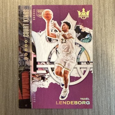 2025-26 Yaxel Lendeborg /49 Panini Court Kings Violet Golden State Warriors NIL
