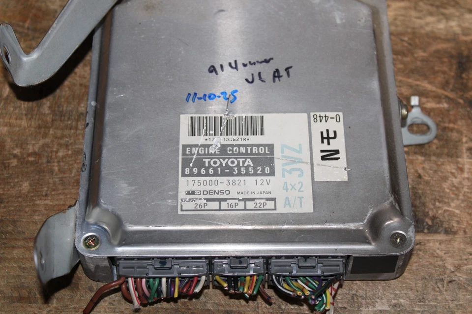 1991 Toyota 4 Runner Pickup Engine Control Unit ECU 8966135520 Module - Image 4 of 4