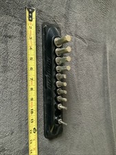 Snap On 38 Drive Hex Bit Socket Set Metric10pc Missing 1.see Descrip