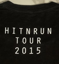Prince HIT N RUN Tour 2015 2XL RARE Black T-Shirt 2-sided 3rd Eye Girl XXL EUC
