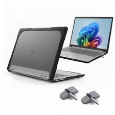 Protective Case for 14" HP Envy X360 2-in-1 2K Touch-Screen,2024 Black