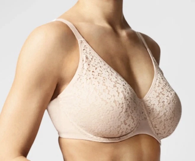 Sujetador con aros moldeados sin forro Chantelle 13F1 Norah, nude/rubor talla 34H Foto 2 de 3