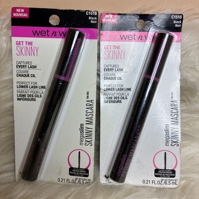2x WET n WILD Get The SKINNY Mascara #C151B BLACK
