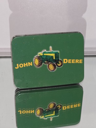 John Deere Collectible Folding Pocket Knife with Tractor Graphics & Metal Tin