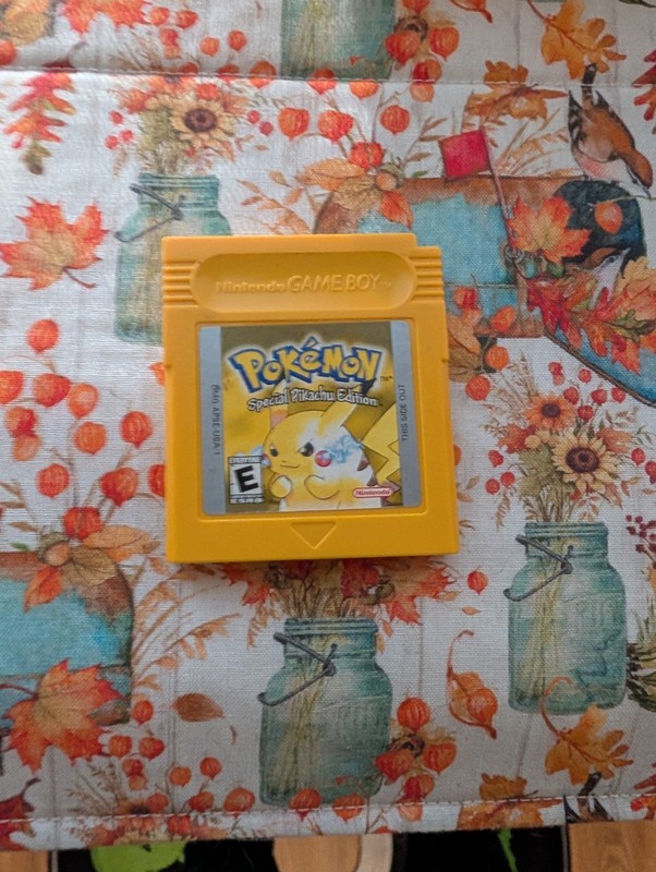 Pokemon Yellow Game Boy Authentic
