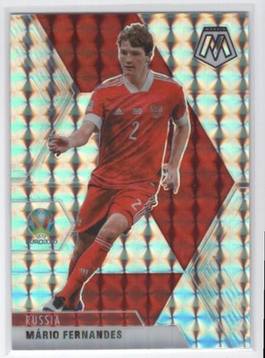 #77 2021 Mosaic UEFA EURO 2020 SILVER PRIZM Mario Fernandes Russia