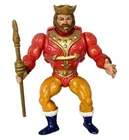 Vintage 1983 MOTU King Randor Action Figure Mattel Armor Crown Staff He-Man
