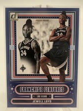 2025 Panini Donruss WNBA - Franchise Features Jewell Loyd #9 Blue Press Proof