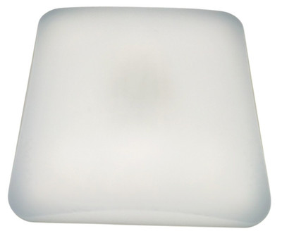 Lithonia LED Flush Mount 20'' Ceiling Square 44W Dimmable 120V White 4000K 80 CRI