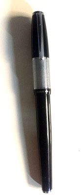 Cerruti 1881 Roller Pen (Black, Silver Clip) 