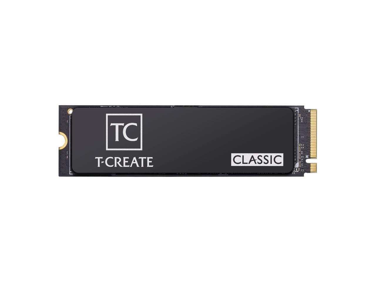 T-CREATE Classic 2TB PCIe 4.0 NVMe M.2 SSD - Fast Internal Storage TM8FPM002T0C329 Black