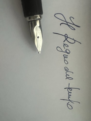 AURORA Hastil Silver 925 Fountain Pen Gold Nib Cartridges J - Picture 17 of 17