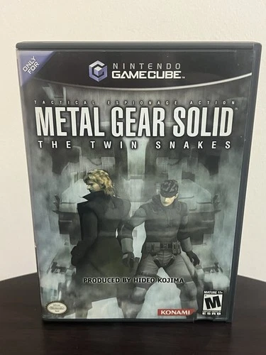Metal Gear Solid: THE TWIN SNAKES Nintendo GameCube 2004 CIB COMPLETE IN BOX