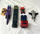 Vintage Lot Of 6 Transformers G1 & G2 Incomplete/Broken Parts Toy Figures.