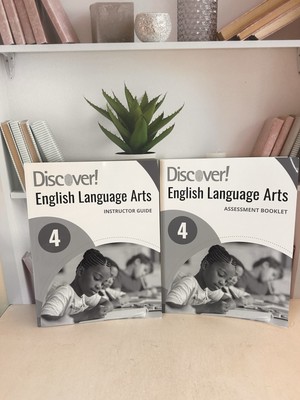 LOT OF 2 Discover! English Language Arts Instructor Guide & Assessment Booklet