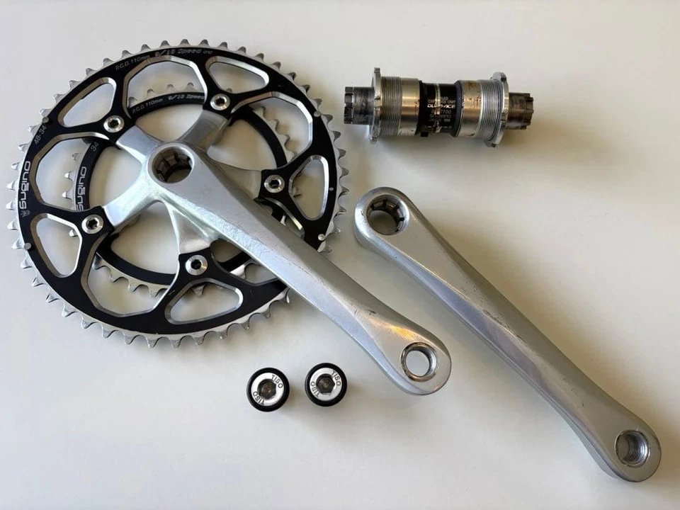 Pédalier Sugino Cospaiir 48 34T 170mm Shimano BB 7700 manivelle vélo de route... - Photo 1/4