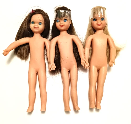 Vintage Barbie TUTTI Doll Lot Three (3) Dolls * JAPAN * D4