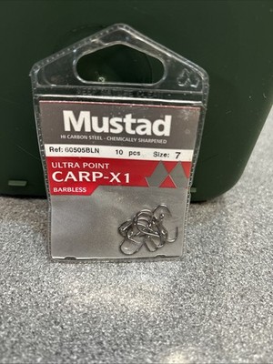 Mustad Ultra Point Carp - X1 Barbless Größe 7