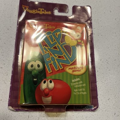 1998 VeggieTales Flip Find Matching Card Game Sealed Talicor Larry Bob VTG