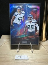 2018 Panini Playoff #14 Bruce Irvin / Earl Thomas III Thunder & Lightning