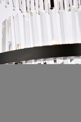 Elegant Lighting 6200G36L3 Serephina 46 Light 36"W Crystal - Gold - Picture 7 of 12