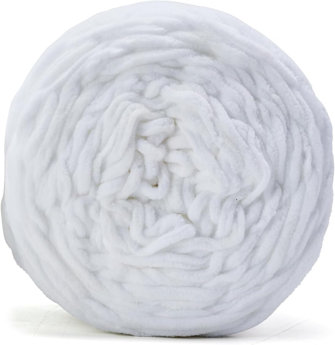 Filato di ciniglia grosso per coperte, uncinetto e maglia #6 super grosso...