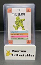 90's Monster in My Pocket Series 1 Battle Cards 43 The Beast