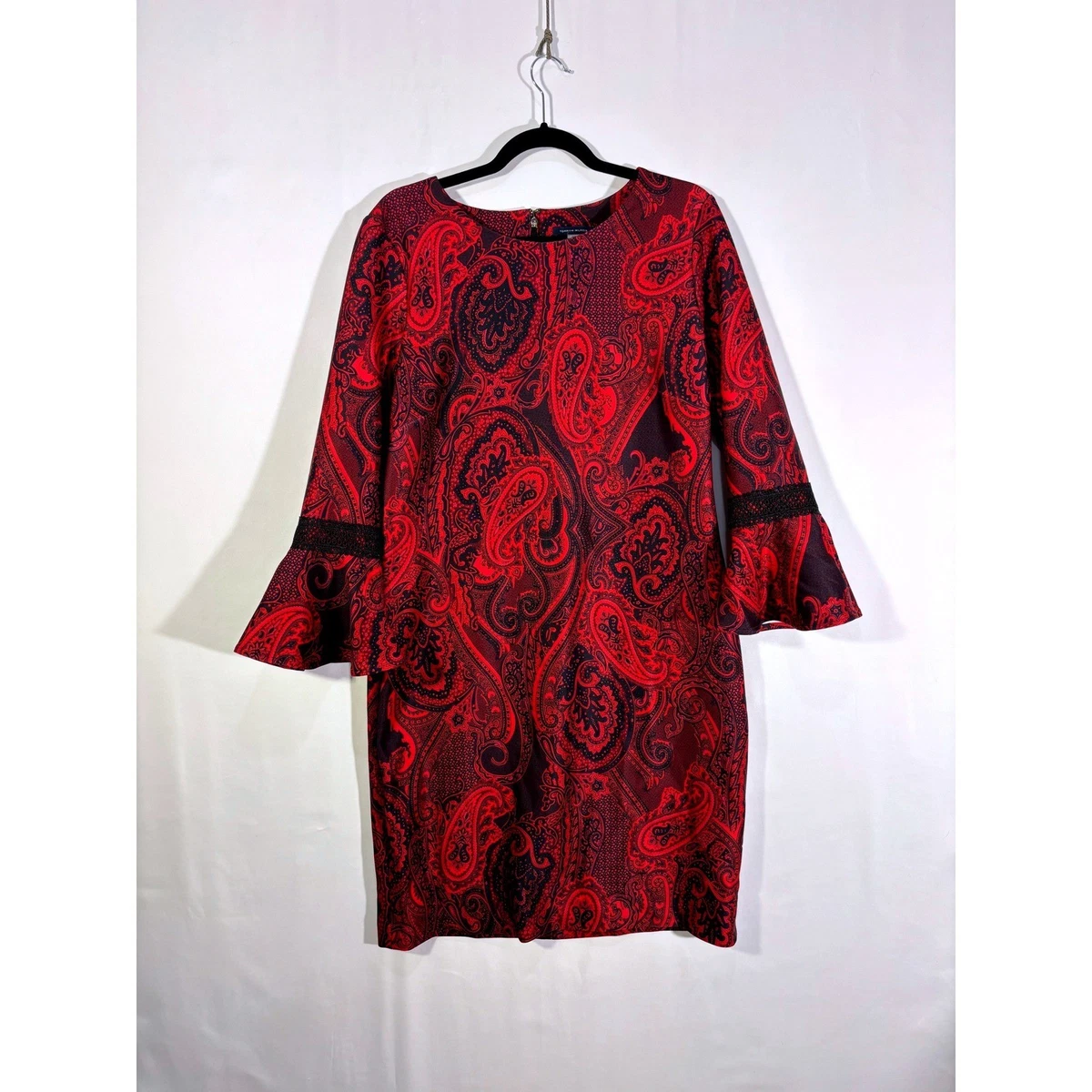 chinese dress ladies Tommy Hilfiger Women's Dresses Maxi,Black/Sand,2 at Amazon Women's Clothing  store