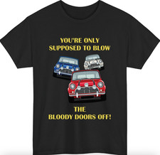 Retro Mini Cooper Quote T-Shirt Classic Car Lover Vintage British Movie Gift Top