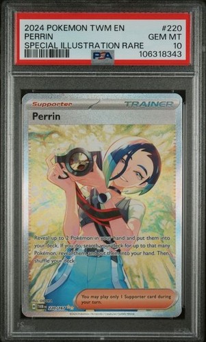 Pokemon Perrin Twilight Masquerade Special Illustration Rare #220 PSA 10